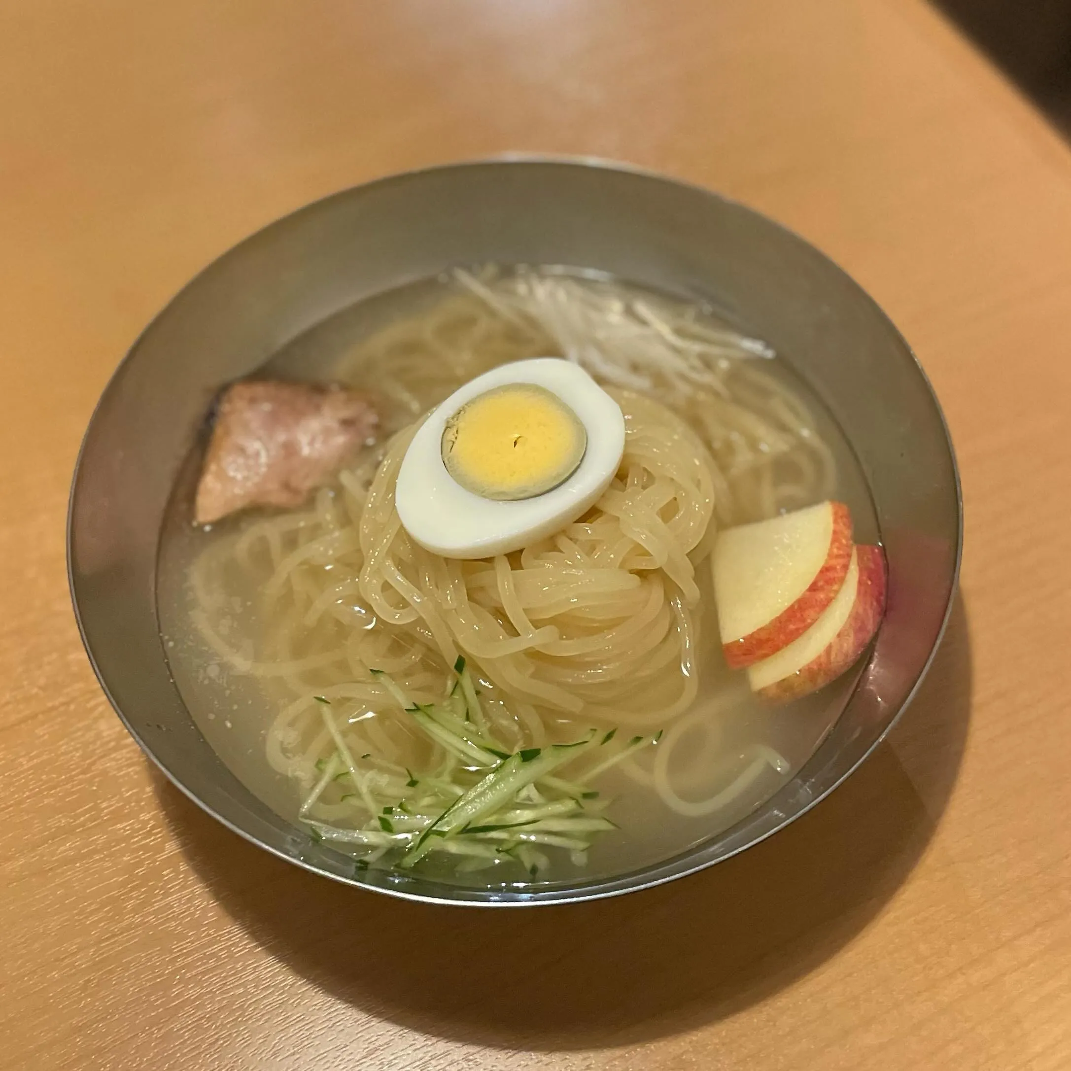 弁慶新メニュー‼️『冷麺：魚介だしスープ』